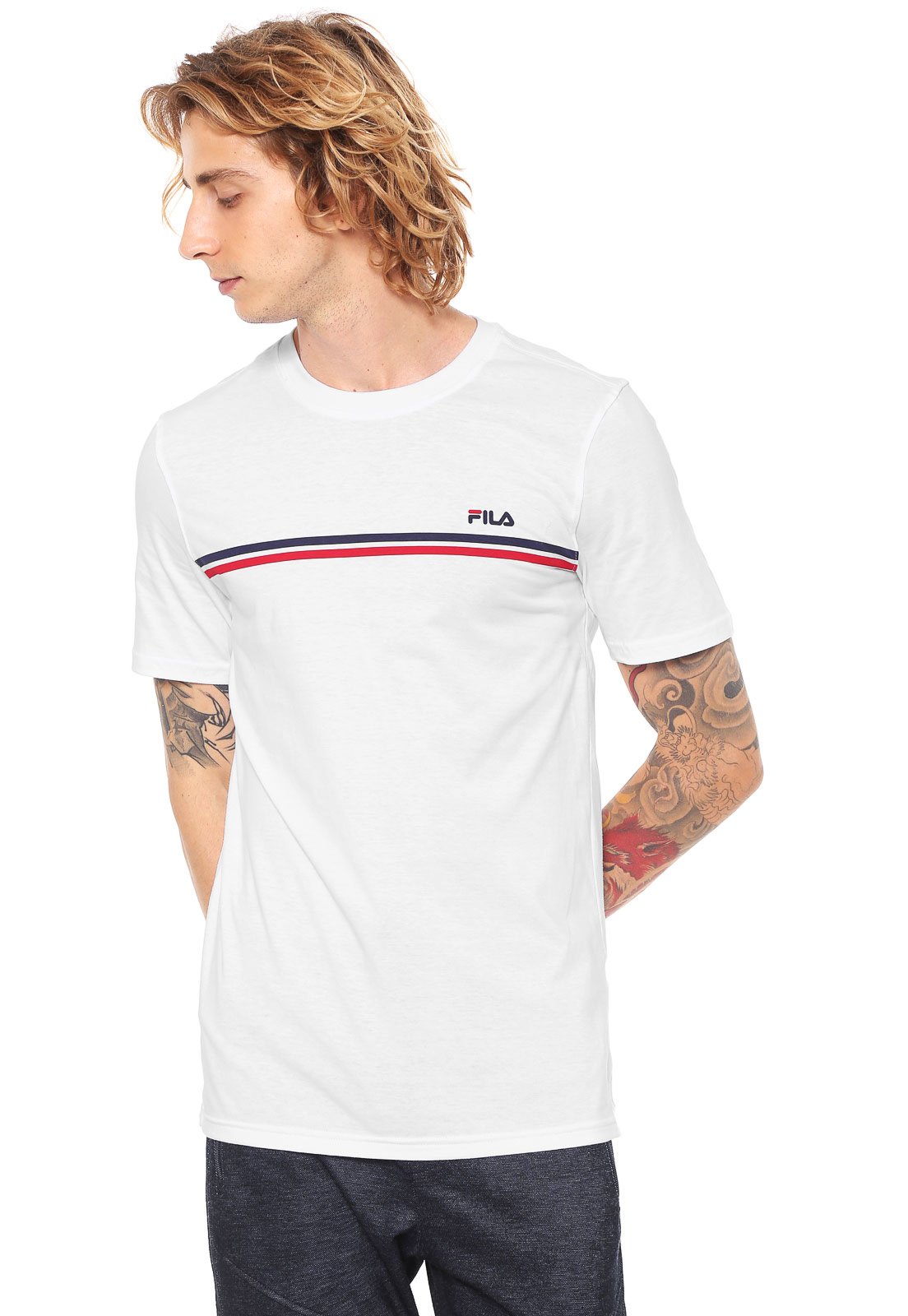 camisa fila branca