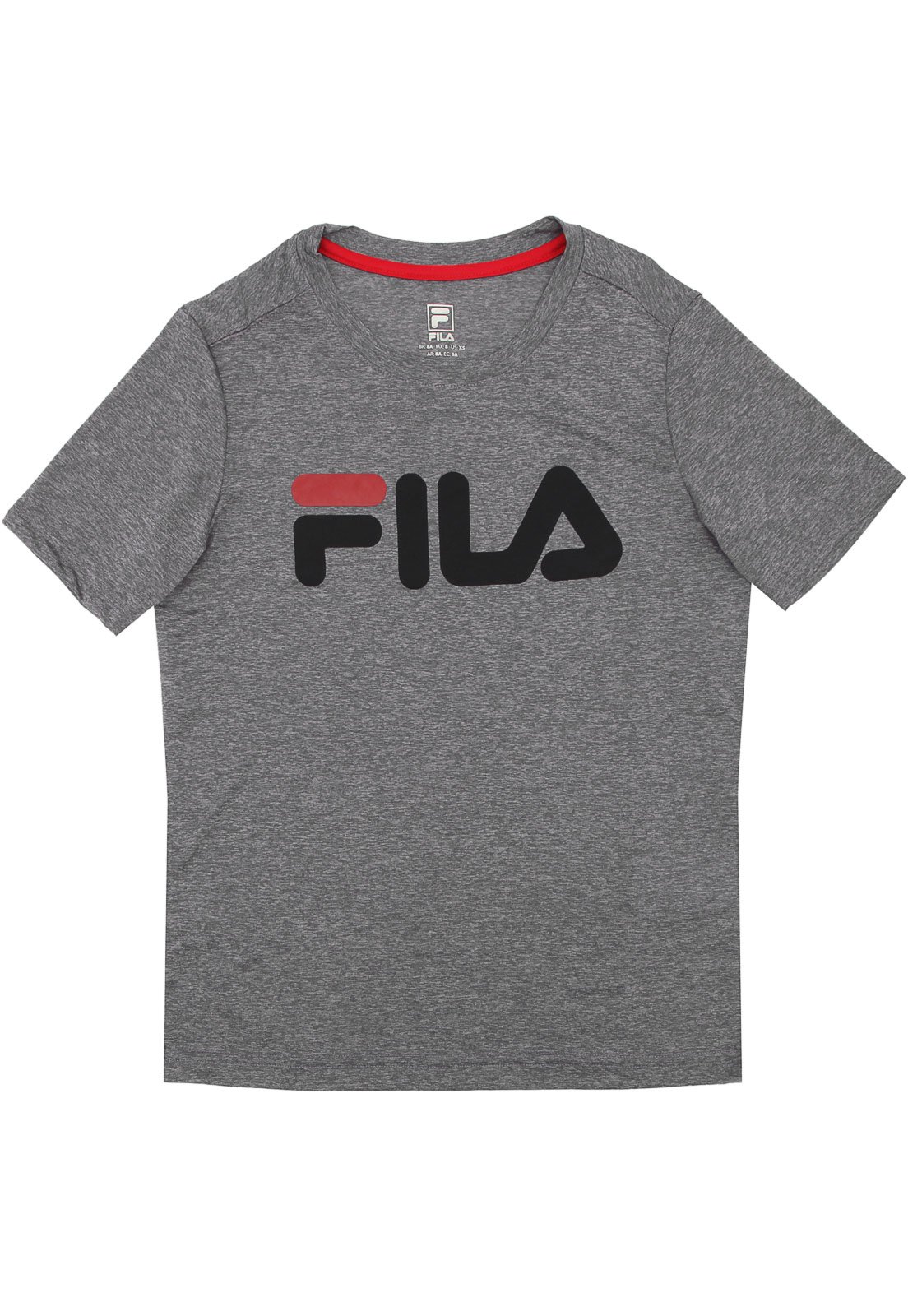 camiseta fila cinza