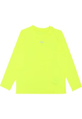 Camiseta Fila Manga Longa Menino Amarelo Menor preço em Camiseta Fila Manga Longa Menino Amarelo