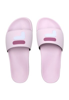 chinelo fila rosa
