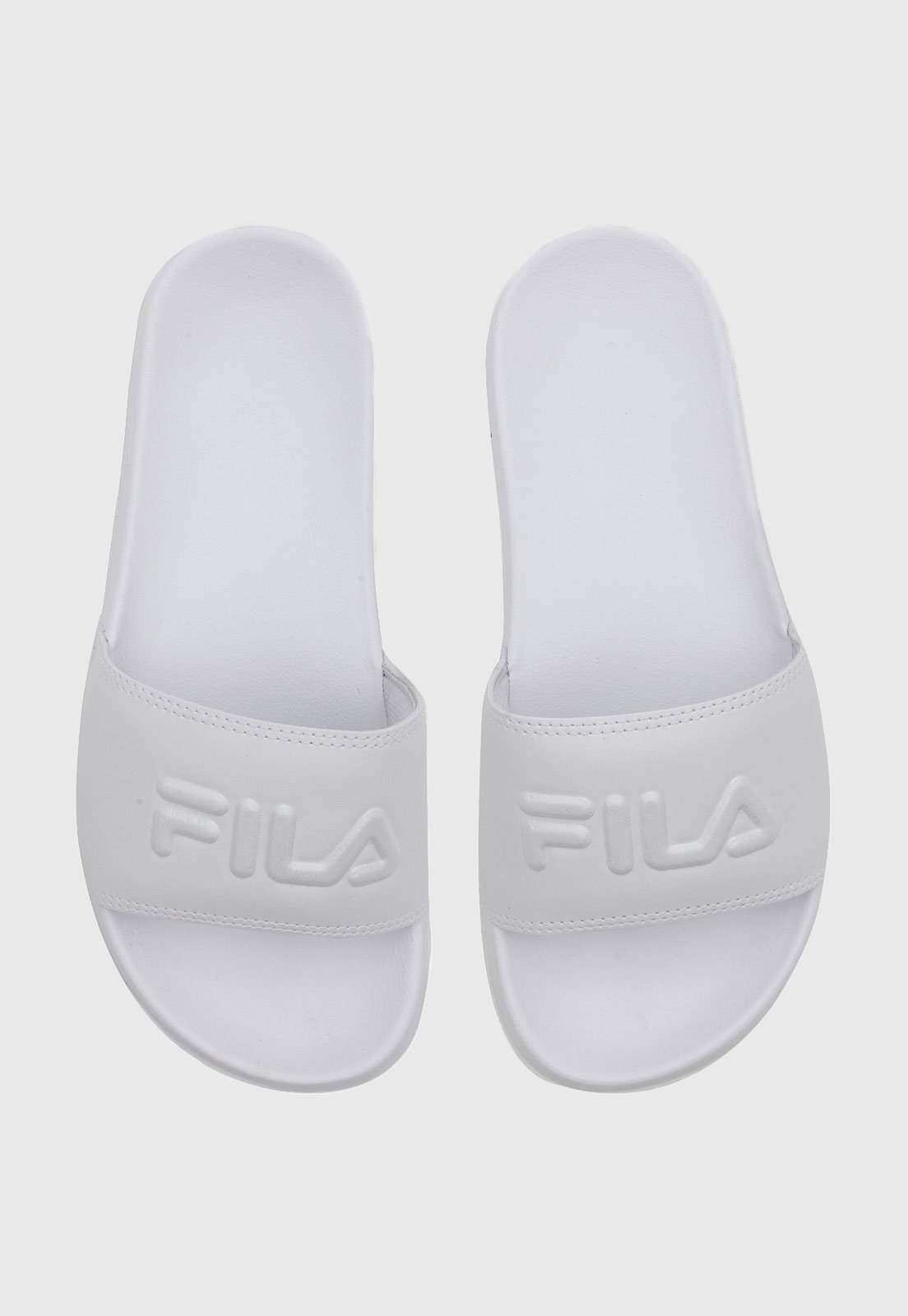 chinelo slide fila branco