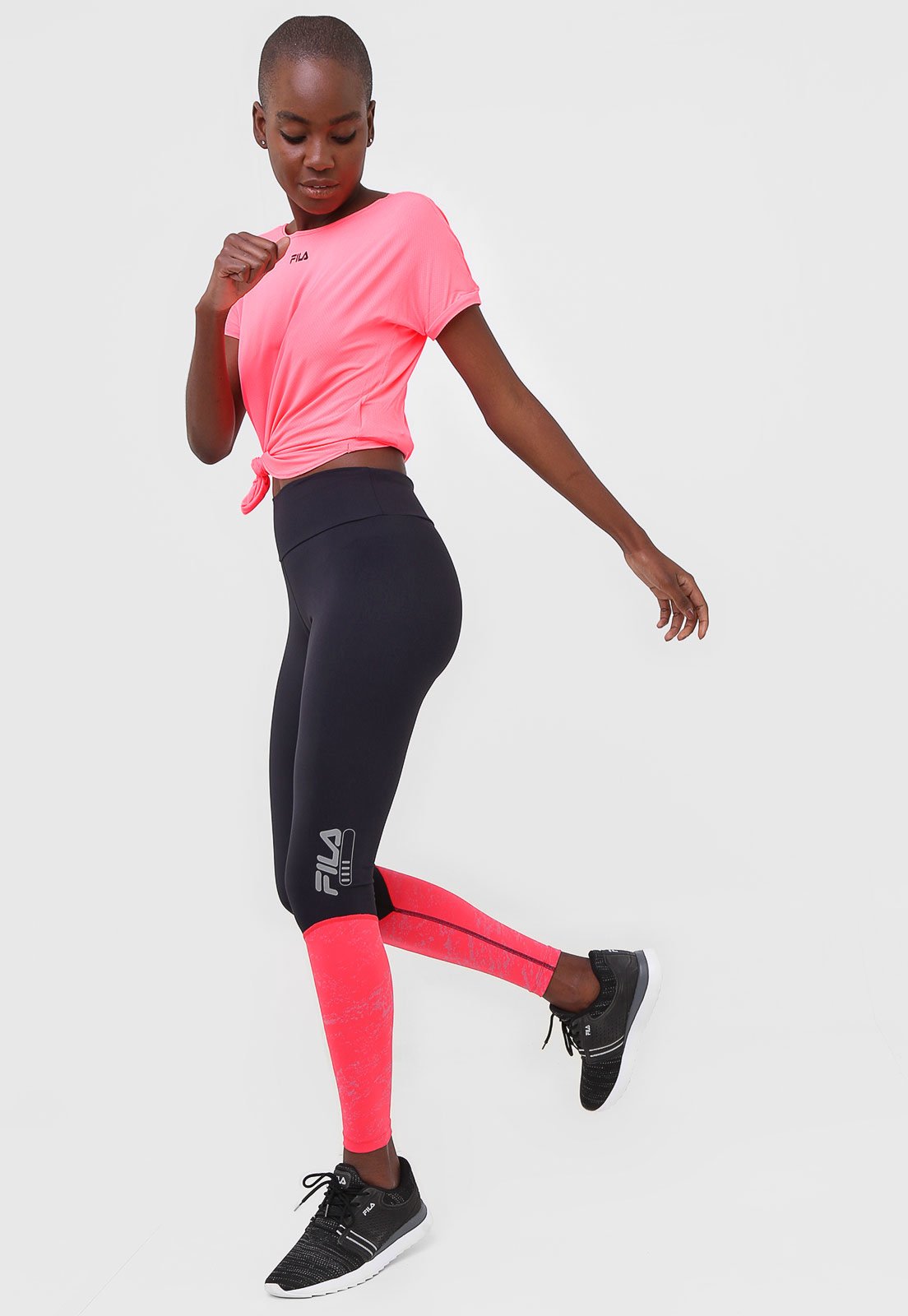 Legging Fila Compress Fit Preta - Compre Agora | Dafiti Brasil