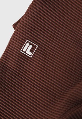 Legging Fila Life Ribbed Marrom