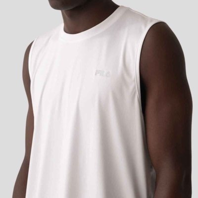 Regata Fila Basic Sports II Branco e Prata