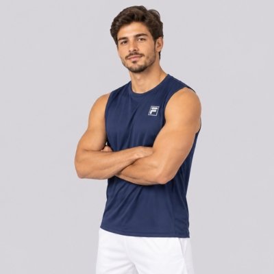 Regata Fila Reflective Core Run Azul Marinho