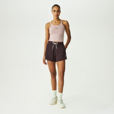 Regata Fila Ribbed Letter Feminina Rosa