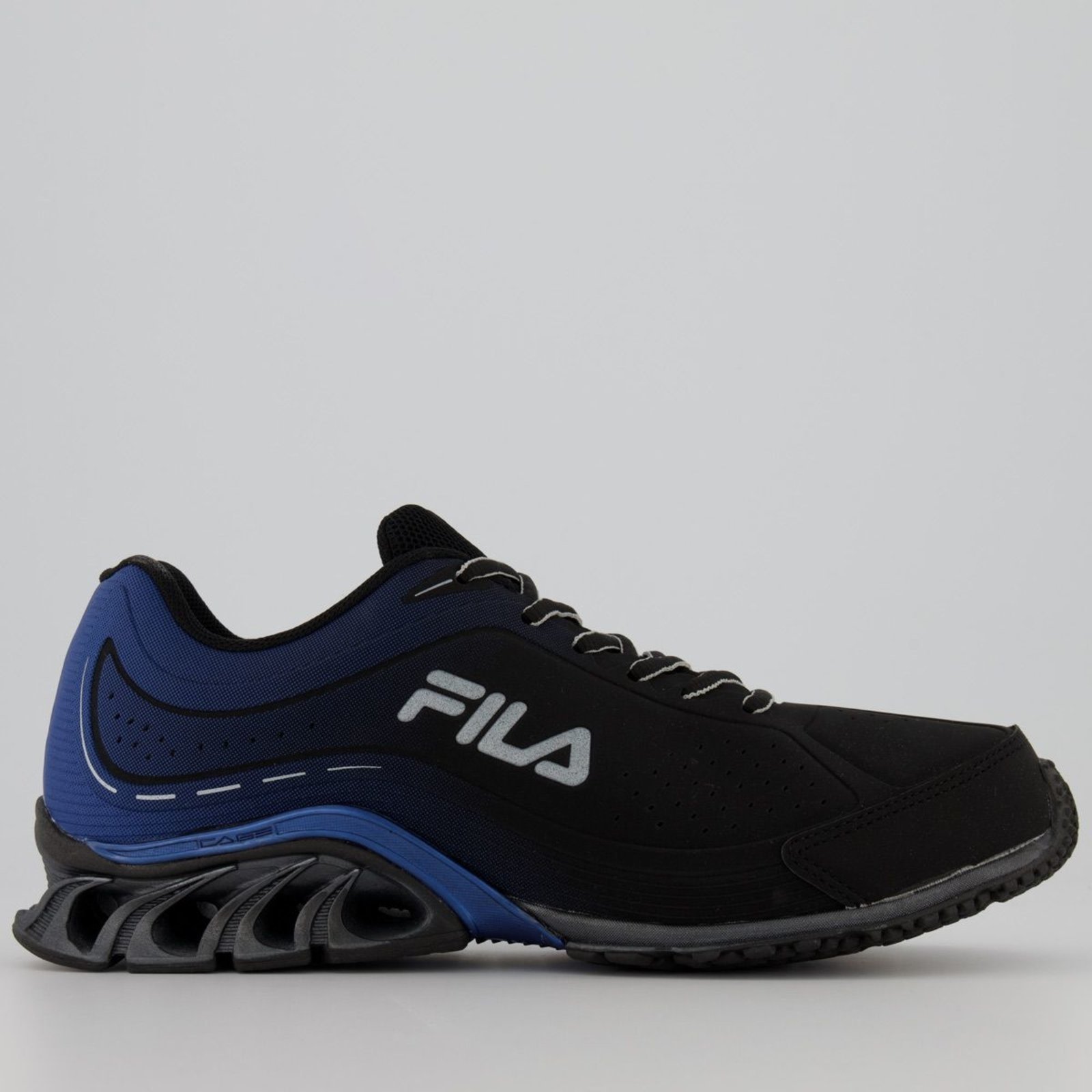 Tênis Fila Cage Python Preto e Azul Compre Agora Dafiti Brasil