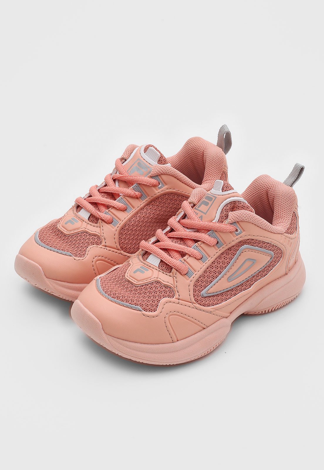 tenis fila infantil rosa