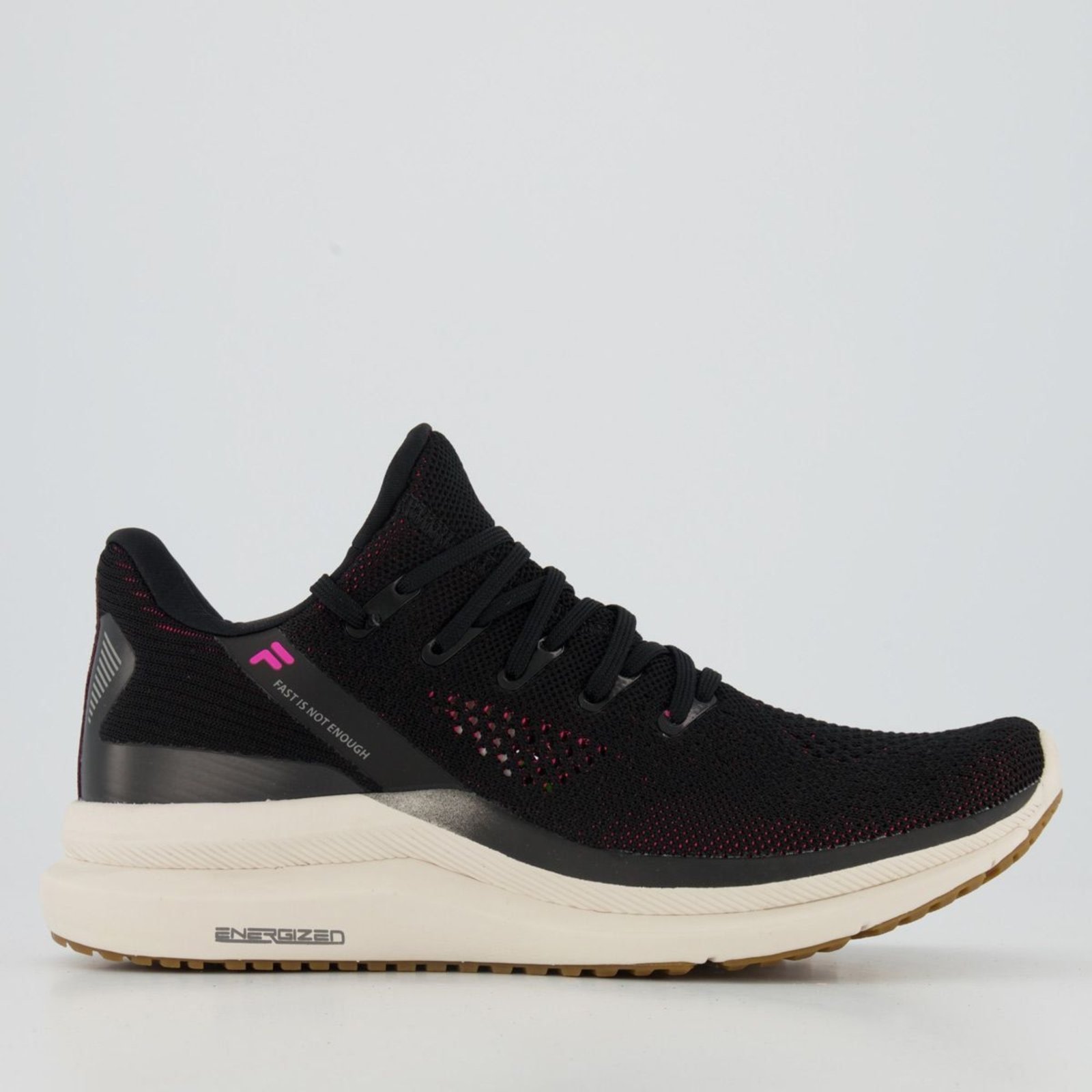 tênis fila racer knit 2.0 preto