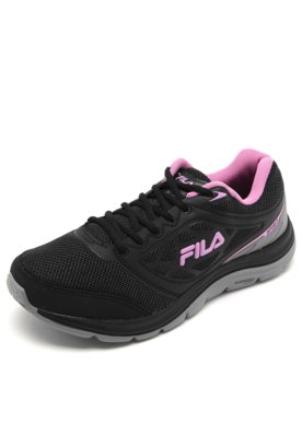 tenis fila rosa e preto