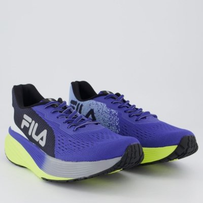 Tenis Fila Agile Azul e Verde