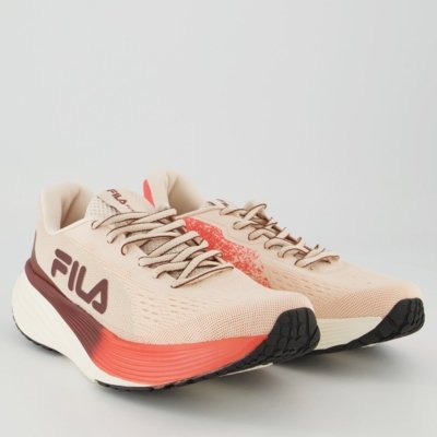 Tênis Fila Agile Feminino Rosa e Bordô