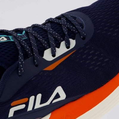 Tênis Fila Diffusion Marinho e Laranja