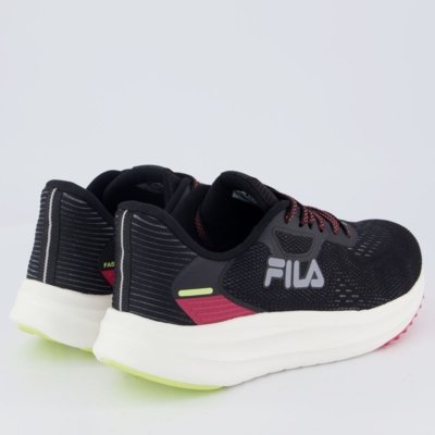 Tênis Fila Fastness Feminino Preto e Rosa