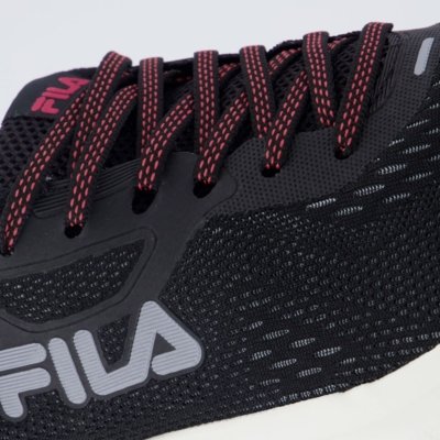 Tênis Fila Fastness Feminino Preto e Rosa