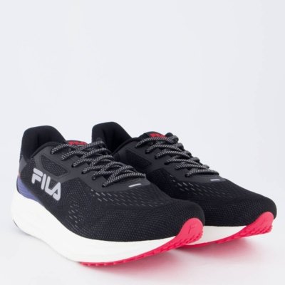 Tênis Fila Fastness Preto e Vermelho
