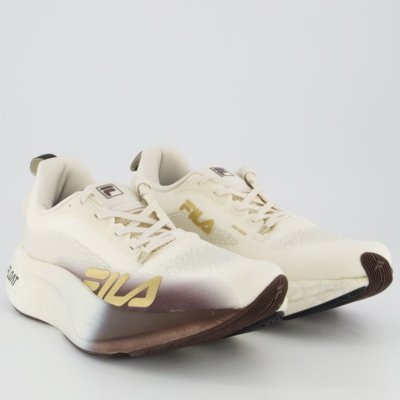 Tenis Fila Float Maxxi 2 Pro Off-White e Marrom
