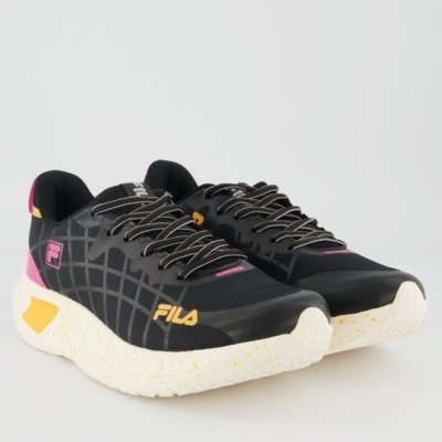 Tênis Fila Focus Feminino Preto e Rosa