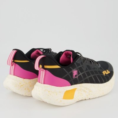 Tênis Fila Focus Feminino Preto e Rosa