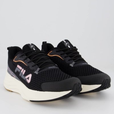 Tênis Fila Racer Comet Feminino Preto e Rosa