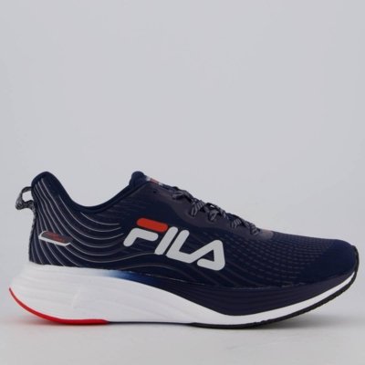 Tênis Fila Racer Curve 2 Marinho e Branco
