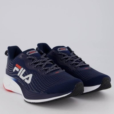 Tênis Fila Racer Curve 2 Marinho e Branco