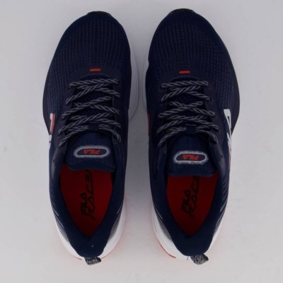 Tênis Fila Racer Curve 2 Marinho e Branco
