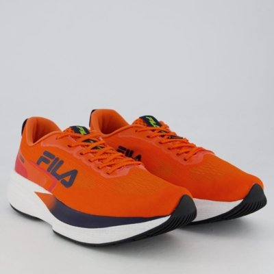 Tênis Fila Racer Fastpace Laranja e Marinho