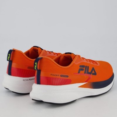 Tênis Fila Racer Fastpace Laranja e Marinho