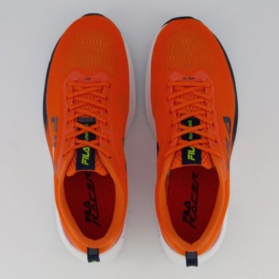 Tênis Fila Racer Fastpace Laranja e Marinho
