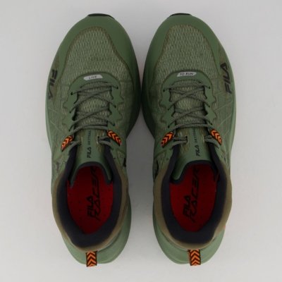 Tênis Fila Racer Skytrail Verde e Laranja