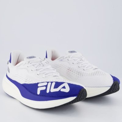 Tênis Fila Racer Speedzone Branco e Azul
