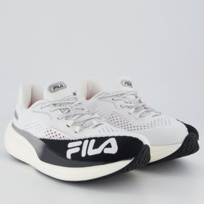 Tênis Fila Racer Speedzone Feminino Branco e Preto