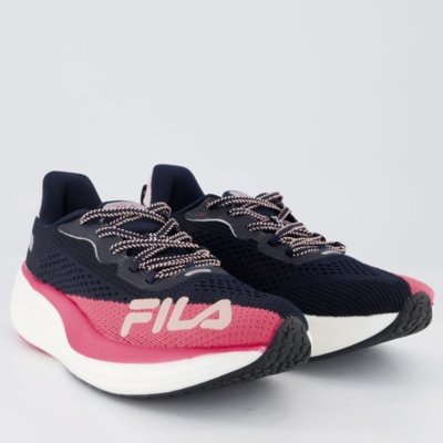 Tênis Fila Racer Speedzone Feminino Marinho e Rosa