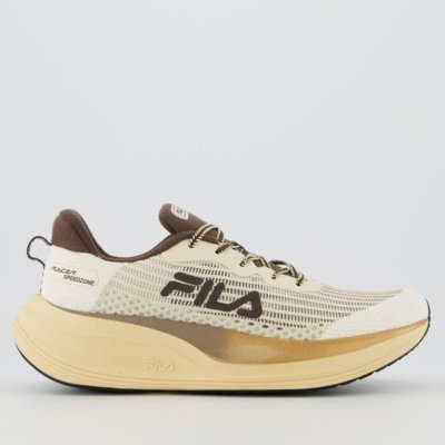 Tenis Fila Racer Speedzone Se Bege e Marrom