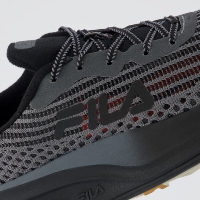 Tenis Fila Racer Speedzone Tr Cinza e Preto