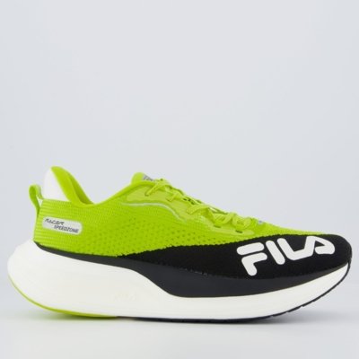 Tênis Fila Racer Speedzone Verde e Preto