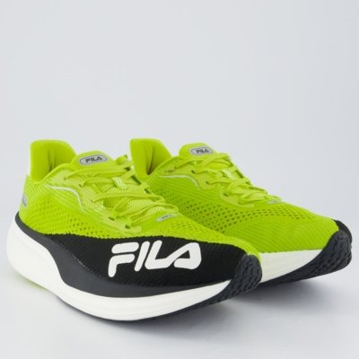 Tênis Fila Racer Speedzone Verde e Preto
