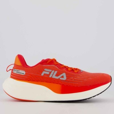 Tênis Fila Racer Speedzone Vermelho e Laranja