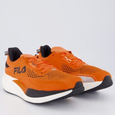 Tênis Fila Racer T2 Xtreme Laranja e Preto