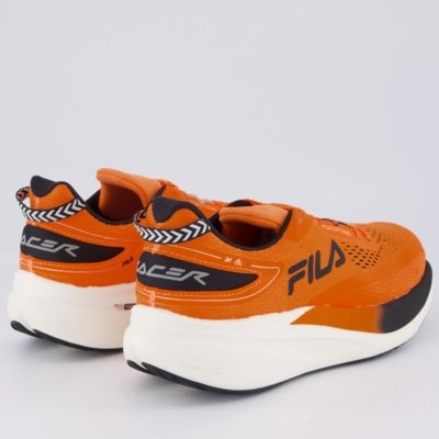 Tênis Fila Racer T2 Xtreme Laranja e Preto