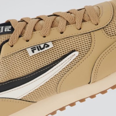 Tenis Fila Renno Classic Bege e Preto