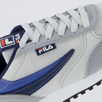 Tênis Fila Renno Classic Cinza e Marinho