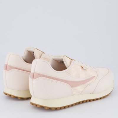 Tênis Fila Renno Classic Feminino Rosa e Bege
