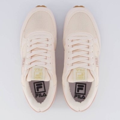 Tênis Fila Renno Classic Feminino Rosa e Bege