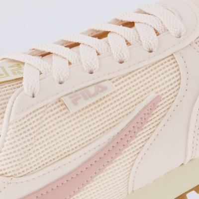 Tênis Fila Renno Classic Feminino Rosa e Bege