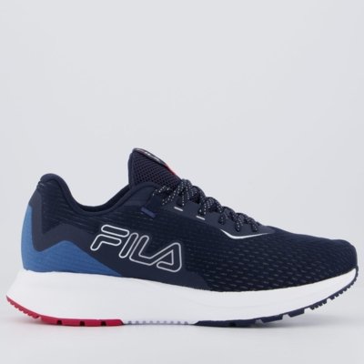 Tênis Asics Gel Shogun 8 Marinho e Vermelho | Dafiti
