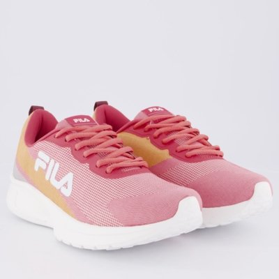 Tênis Fila Vector Feminino Rosa e Laranja