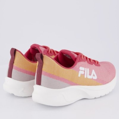 Tênis Fila Vector Feminino Rosa e Laranja
