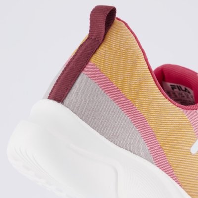 Tênis Fila Vector Feminino Rosa e Laranja
